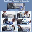 Replacement Auger for Ninja Slushie FS301/FS300 - Solid PETG Construction - Durable 3D Printed Accessory for Ninja Slushie Machine (Blue)