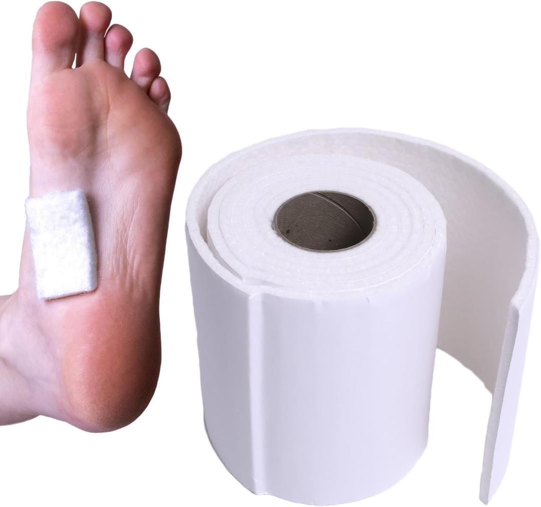 Aetna Foot Products-Medical Adhesive Felt Roll, 1/4" x 2-1/2 yd. x 6" for Splints and Bracing Orthopedic Wound Cushioning, 1 Roll