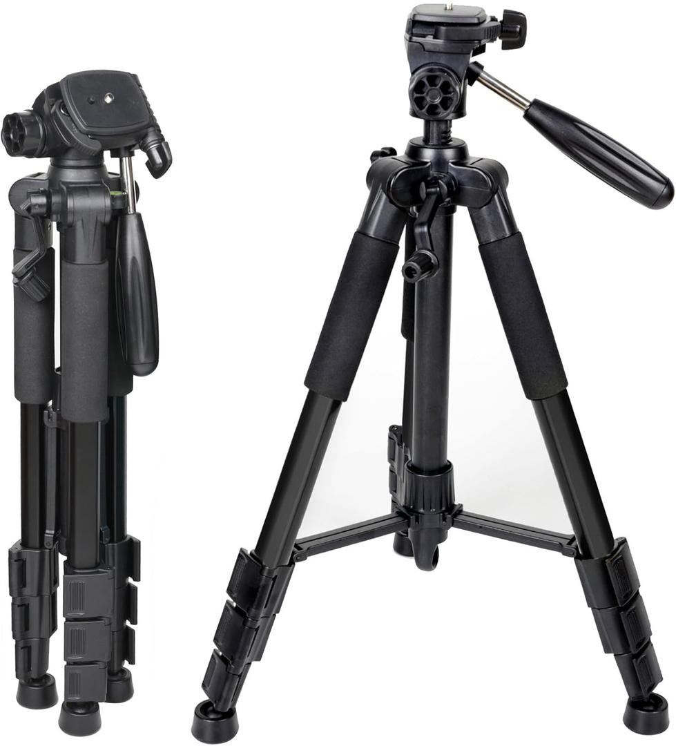 Zomei Z666 Portable Professional Aluminium Tripod with Pan Head and Carrying Bag for DSLR Cameras DV Video Camcorders Applicable For Canon Nikon Sony