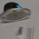 5190512 Boat Horns 316 Stainless Steel 12V 125DB Waterproof Marine Horn Sound Bright With Two Types of 316 Stainless Steel Mounting Screws