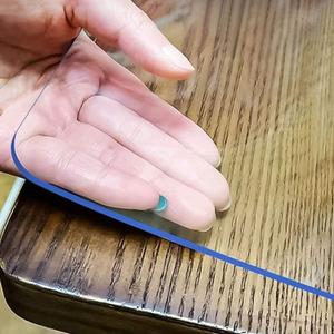 LovePads Clear Table Cover Protector 36 x 60 Inch, 1.5mm Thick Plastic Table Cover, Table Protector for Dining Room Table, Waterproof Vinyl Tablecloth Table Pad Mat for Kitchen, Dresser, Writing Desk (Clear 1.5mm)