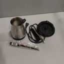 VINGVO Turkish Coffee Maker, Stainless Steel 600ml Electric Turkish Coffee Machine, Arabic & Greek & Turkish Electric Coffee Maker Machine Pot Warmer Kettle,Large Capacity For Home Travel