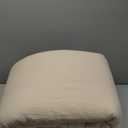 HOMBYS 100% Cotton Muslin Comforter Queen Size 88x88, Lightweight and Breathable Down Alternative Comforter,Soft Gauze Summer Off White Reversible Fluffy Duvet Insert