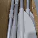 Boat Oars, 2Pcs Oars for Row Boat of Oars 51.97" Long with Oar Locks, Split Shaft Aluminum Oars Canoe Kayak for Inflatable Boat Rubber Dinghy Water Marine Sports