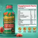 Vitamin Energy Watermelon Crush Extra Strength Energy Shot, 48 Pack - Up to 7 Hrs, 260mg Natural Caffeine, Zero Sugar - Green Tea Extract, Immune Support, B12 B6 Niacin, 1.93 fl oz, Keto Vegan