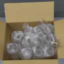 FOCUSLINE 24 Pack 9 Oz Clear Plastic Champagne Flutes, Stemless Plastic Champagne Glasses Clear, Heavy Duty Toasting Glasses, Shatterproof and Disposable Cups Perfect For Any Party