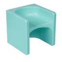 ECR4Kids Tri-Me 3-In-1 Cube Chair, Kids Furniture, Aqua