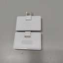 Way Flat Wall Outlet Extender Adapter- 2 Pack 180 Degrees Rotatable Flat Plug AC Adapter, 2 Prong Foldable Swivel Outlet Extender, Outlet Splitter for Behind Furniture (White, Type A)Amazon's Choice