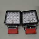 MtiolHig 2PCS Cordless LED Work Light Compatible with Milwaukee 18v Battery,112W 11200 Lumens Battery Powered LED Flood Light Only, with USB & Type-C Charging for Emergency, Workshop, Outdoor