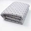 Felt point plastic non-slip cloth for rug and car seat cushion, pet nest, rugmaking backing fabric for carpet tufting gun,anti-skid back cloth fabric plum blossom silicone point non-woven base fabric (2*1.8m, White)