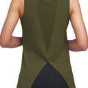 Mippo Workout Tops for Women Yoga Tank Tops Muscle Tank Athletic Shirs Workout Clothes (Green, XS)