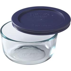 Pyrex Simply Store 2-Cup Round Glass Food Storage Dish
