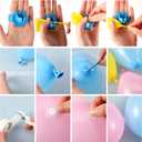 Vicenpal Balloon Arch Decor Kit with Tools for Creating Garland Backdrops Includes Balloon Arch Clips, Fishing Line, Strips, Adhesive Glue, Hooks Accessories for Birthday Wedding Baby Shower Party