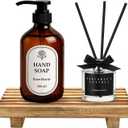 Acacia Wood Risers for Bathroom Tray Kitchen Counter Decor Bathroom Sink Accessories Decorative Wooden Riser Pedestal Stand for Kitchen Soap Tray Vanity Bathroom Countertop Sink Tray Dish Soap Holder