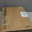 Carex Elongated Hinged Toilet Seat Riser, Adds 3.5 Inches of Height to Toilet, 300 Pound Weight Capacity, Raised Toilet Seat