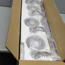 Chrome Bathroom Light - 4 Lights, Crystal Finish, Perfect for Over Mirror Vanity