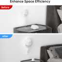 Wall Mount Holder for eero 7 Mesh Router & Extender  Secure Mounting Bracket with Cable Management for Dual-Band Wi-Fi 7 Routers & Smart Home Systems  Effortless Installation, Space-Saving (1 Pack)