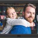 Atatat Digital Photo Frame with 1920x1080 IPS Screen, Digital Picture Frame Support Adjustable Brightness,Photo Deletion,1080P Video,Music,Slideshow,16:9 Widescreen- P800 (Black)