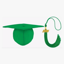 FtyFty Unisex Adult Matte Graduation Cap with Tassel Year Charm 2025  5 Pack