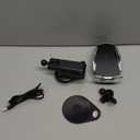 Car Phone Mount,AutoClamping Smart Sensor 10W Qi Fast Charging Car Front Windshield Dashboard Air Vent Phone Holder Compatible with iPhone12/12 pro max/Samsung S20/note 20 All 4.76.7 Inch Smartphone, Silver