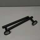 18 Inch Towel Bar for Small Bathroom, Matte Black, Thicken SUS304 Stainless Steel Towel Racks, Wall Mounted