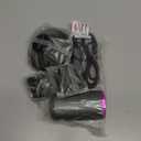 slopehill Professional Ionic Hair Dryer, Powerful 1800W Fast Drying Low Noise Blow Dryer with 2 Concentrator Nozzle 1 Diffuser Attachments for Home Salon Travel (Grey)