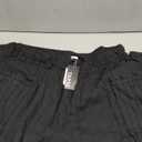 TARSE Womens Linen Wide Leg Pants Casual Loose Drawstring Summer Beach Travel Vacation Palazzo Harem Pants with Pockets