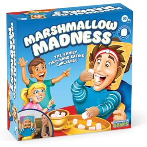 Marshmallow Madness Board Game  Hilarious Family Board Games for Kids & Adults, Fun Fast-Paced Party Game for Family Night, Interactive Kids Board Games, Ages 8+