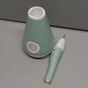 TAO Clean UV Sanitizing Sonic Toothbrush and Cleaning Station, Electric Toothbrush, Dual Speed Setting, Sandstone