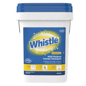 Diversey Whistle Multi-Purpose Laundry Detergent for Regular & High-Efficiency (HE) Machines, Commercial Bulk Fabric & Floor Cleaner, Powder with Fresh Citrus Scent, 19-Pounds