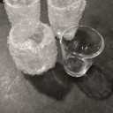 4Pcs Oggi Shot Glasses w/Heavy Base, Real Glass Shot Glass Set, Cool & Classic Design, Ideal Groomsmen Gifts, Tequila Shot Glasses, Bachelor Party Favors for Men - 1.5oz / 44ml (Clear)