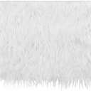 GALPADA Baby Photo Props Newborn Photography Prop White DIY Photography Mat Soft Synthetic Fur Blanket for Baby Infant Photoshoot 23.62 X 19.68 Inches