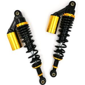 Motorcycle Universal 340mm Rear Air Shocks Absorber for Honda Kawasaki Suzuki Yamaha Go Kart Scooters Sport Street Bike (340mm)
