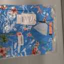 SSLR Big Girls Hawaiian Shirt Beach Tropical Summer Casual Short Sleeve Button Down Shirt,XL