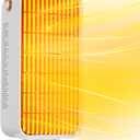 Space Heater,1500W Space Heaters for Indoor Use Large Room, Portable Mini Desk Ceramic Heater,Overheating Protection,Anti tipping Protection,Suitable for Offices,Garages,Homes (White)