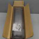 upsimples 10 Pack Acrylic Shelves Wall Organizer and Storage, 15" Display Shelf for Figure, Toy Cars, Perfume, Kids Bookshelf for Bedroom, Nursery, Craft Room, Clear