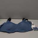 COMFELIE Women No Underwire Bra Comfy Seamless Bras Full Coverage Mesh Bralette with Adjustable Contrast Color Strap S-4XL (3X-Large)