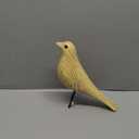 Mid Century Home Decor, House Bird, Adornment Office Home Decor, Desk Dove Ornament, Arts Pigeon Gifts, Replica Sculpture(Woodgrain, Beige)