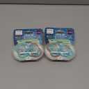 Philips Avent Ultra Air Nighttime Pacifiers - Orthodontic Design, for Babies 6-18 Months, Glow in The Dark, Soft Silicone Symmetrical Nipple, BPA-Free, with 2 Sterilizing Cases, 4 Pack, SCF376/36 (Green)