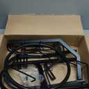 mocomax Basketball Return Attachment, 180 Rotatable Basketball Rebounder with 3 Stable Large Hooks for 18" Rim, Basketball Training Accessories for Outdoor & Indoor Solo Play & Practice (Black)