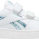 Reebok Kid's Royal Prime 2.0 Two Strap Sneaker, White/AI Aqua/Optimum Blue, Little Kid 11