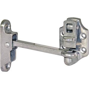 Buyers Products DH304 Heavy Duty Aluminum Door Hold Back, 4 Inch Hook and Keeper with Spring Loaded Latch, Zinc Plated Finish, Keeper Included, Trailer Door Holder for Enclosed Trailer