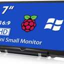 Raspberry Pi Screen 7 Inch HDMI Monitor 800x480 LCD Screen Display Mini Small Monitor for Raspberry Pi 4/3/2/Zero/B/B+ Win11/10/8/7 (Non-Touch), Driver Free