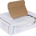 TYPLASTICS Trash Can Liner  Wholesale 1000 Count Garbage Bags on Perforated Roll 710 Gallon Multipurpose for Office Bathrooms Business Home Commercial and Industrial Needs 24" x 24"