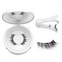 Magnetic Eyelashes with Applicator,Reusable Magnetic Eyelashes Natural Look,Easy to Wear Reusable Soft Lashes kit No Glue Needed(Simple)