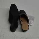Amazon Essentials Women's Square Toe Mule (8.5, Black)