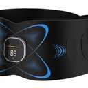 Ab Stimulator Muscle Toner, Abs Stimulator Abdominal Massage Belt with Heating for Lose Belly Fat & Cellulite Melting & Stomach Smooth & Firming, Lower Back Massager for Pain Relief Women Men Gifts