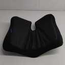 Cushion Lab Patented Pressure Relief Seat Cushion for Long Sitting Hours on Office & Home Chair - Extra-Dense Memory Foam for Soft Support. Car Pad for Hip, Tailbone, Coccyx, Sciatica - Black  