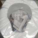 Raised Toilet Seat with Lid for Elderly, 6" High Toilet Seat for Elongated or Standard Commode, Raised Toilet Seat for Seniors, Handicap Toilet Seat Riser with Cover
