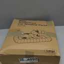 Zakkart SnugCloud Foldable Cat Window Perch - Cordless, Ultra Soft Machine Washable Bed with 4-Sided Bolster, Metal Frame - Window Hammock for Large Cats and Kittens (Brown, Large) (Large (24.8"x15.7"))